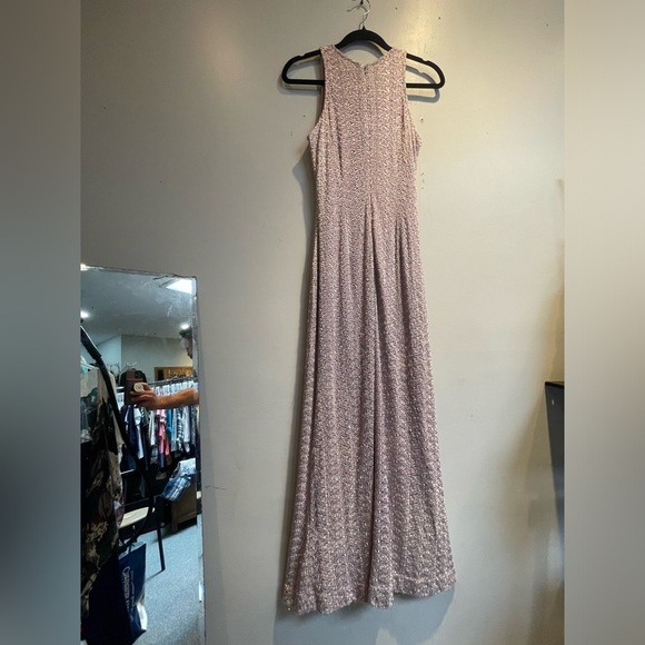 Vintage Carmen Marc Valvo Form Fitting Evening Cocktail Party Dress • Size 8 - Picture 3 of 8